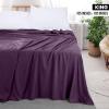 imageUtopia Bedding Flat Sheet  1 Pack Queen White  Soft Brushed Microfiber Fabric  Shrinkage ampamp Fade Resistant Top Sheet  Easy Care Bed SheetPurple
