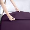 imageUtopia Bedding Flat Sheet  1 Pack Queen White  Soft Brushed Microfiber Fabric  Shrinkage ampamp Fade Resistant Top Sheet  Easy Care Bed SheetPurple