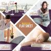 imageUtopia Bedding Flat Sheet  1 Pack Queen White  Soft Brushed Microfiber Fabric  Shrinkage ampamp Fade Resistant Top Sheet  Easy Care Bed SheetPurple