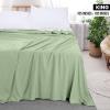 imageUtopia Bedding Flat Sheet  1 Pack Queen White  Soft Brushed Microfiber Fabric  Shrinkage ampamp Fade Resistant Top Sheet  Easy Care Bed SheetSage