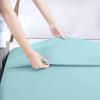 imageUtopia Bedding Flat Sheet  1 Pack Queen White  Soft Brushed Microfiber Fabric  Shrinkage ampamp Fade Resistant Top Sheet  Easy Care Bed SheetSpa Blue