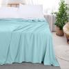 imageUtopia Bedding Flat Sheet  1 Pack Queen White  Soft Brushed Microfiber Fabric  Shrinkage ampamp Fade Resistant Top Sheet  Easy Care Bed SheetSpa Blue