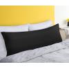 imageUtopia Bedding Full Body Pillow for Adults White 20 x 54 Inch Long Pillow Insert for Sleeping Ideal for Side SleepersBlack