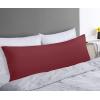 imageUtopia Bedding Full Body Pillow for Adults White 20 x 54 Inch Long Pillow Insert for Sleeping Ideal for Side SleepersBurgundy