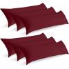 imageUtopia Bedding Full Body Pillow for Adults White 20 x 54 Inch Long Pillow Insert for Sleeping Ideal for Side SleepersBurgundy