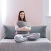 imageUtopia Bedding Full Body Pillow for Adults White 20 x 54 Inch Long Pillow Insert for Sleeping Ideal for Side SleepersGrey