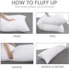imageUtopia Bedding Full Body Pillow for Adults White 20 x 54 Inch Long Pillow Insert for Sleeping Ideal for Side SleepersWhite