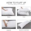 imageUtopia Bedding Full Body Pillow for Adults White 20 x 54 Inch Long Pillow Insert for Sleeping Ideal for Side SleepersWhite