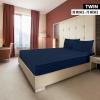 imageUtopia Bedding Twin Fitted Sheets  Bulk Pack of 6 Bottom Sheets  Soft Brushed Microfiber  Deep Pockets  Shrinkage ampamp Fade Resistant  Easy Care WhiteNavy