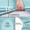 imageUtopia Bedding Twin Fitted Sheets  Bulk Pack of 6 Bottom Sheets  Soft Brushed Microfiber  Deep Pockets  Shrinkage ampamp Fade Resistant  Easy Care WhiteSpa Blue