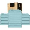 imageUtopia Bedding Twin Fitted Sheets  Bulk Pack of 6 Bottom Sheets  Soft Brushed Microfiber  Deep Pockets  Shrinkage ampamp Fade Resistant  Easy Care WhiteSpa Blue