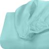 imageUtopia Bedding Twin Fitted Sheets  Bulk Pack of 6 Bottom Sheets  Soft Brushed Microfiber  Deep Pockets  Shrinkage ampamp Fade Resistant  Easy Care WhiteSpa Blue