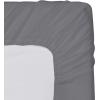 imageUtopia Bedding Twin Fitted Sheets  Bulk Pack of 6 Bottom Sheets  Soft Brushed Microfiber  Deep Pockets  Shrinkage ampamp Fade Resistant  Easy Care WhiteGrey
