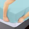 imageUtopia Bedding Twin Fitted Sheets  Bulk Pack of 6 Bottom Sheets  Soft Brushed Microfiber  Deep Pockets  Shrinkage ampamp Fade Resistant  Easy Care WhiteSpa Blue