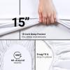 imageUtopia Bedding Twin Fitted Sheets  Bulk Pack of 6 Bottom Sheets  Soft Brushed Microfiber  Deep Pockets  Shrinkage ampamp Fade Resistant  Easy Care WhiteWhite