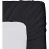 imageUtopia Bedding Twin Fitted Sheets  Bulk Pack of 6 Bottom Sheets  Soft Brushed Microfiber  Deep Pockets  Shrinkage ampamp Fade Resistant  Easy Care WhiteBlack