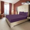 imageUtopia Bedding Twin Fitted Sheets  Bulk Pack of 6 Bottom Sheets  Soft Brushed Microfiber  Deep Pockets  Shrinkage ampamp Fade Resistant  Easy Care WhitePurple