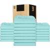 imageUtopia Bedding Twin Fitted Sheets  Bulk Pack of 6 Bottom Sheets  Soft Brushed Microfiber  Deep Pockets  Shrinkage ampamp Fade Resistant  Easy Care WhiteSpa Blue
