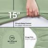 imageUtopia Bedding Twin Fitted Sheets  Bulk Pack of 6 Bottom Sheets  Soft Brushed Microfiber  Deep Pockets  Shrinkage ampamp Fade Resistant  Easy Care WhiteSage