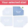 imageUtopia Bedding Washable Underpads 34quot x 36quot Pack of 4 Waterproof Reusable Heavy Absorbency Incontinence Bed Pads for Adults Kids Elderly and Pets Bedwetting Pads for Sofa and Couch BlueBlue
