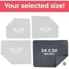 imageUtopia Bedding Washable Underpads 34quot x 36quot Pack of 4 Waterproof Reusable Heavy Absorbency Incontinence Bed Pads for Adults Kids Elderly and Pets Bedwetting Pads for Sofa and Couch BlueGray