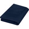 imageUtopia Bedding Flat Sheet  1 Pack Queen White  Soft Brushed Microfiber Fabric  Shrinkage ampamp Fade Resistant Top Sheet  Easy Care Bed SheetNavy