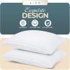 imageUtopia Bedding Bed Pillows for Sleeping European Size 1150 Grams Filled Hotel Quality Cooling Pillows for Side Back or Stomach Sleepers White Set of 8White