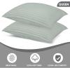 imageUtopia Bedding Bed Pillows for Sleeping European Size 1150 Grams Filled Hotel Quality Cooling Pillows for Side Back or Stomach Sleepers White Set of 8Light Grey
