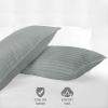 imageUtopia Bedding Bed Pillows for Sleeping European Size 1150 Grams Filled Hotel Quality Cooling Pillows for Side Back or Stomach Sleepers White Set of 8Light Grey