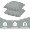 imageUtopia Bedding Bed Pillows for Sleeping European Size 1150 Grams Filled Hotel Quality Cooling Pillows for Side Back or Stomach Sleepers White Set of 8Light Grey