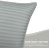 imageUtopia Bedding Bed Pillows for Sleeping European Size 1150 Grams Filled Hotel Quality Cooling Pillows for Side Back or Stomach Sleepers White Set of 8Light Grey