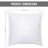 imageUtopia Bedding Bed Pillows for Sleeping European Size 1150 Grams Filled Hotel Quality Cooling Pillows for Side Back or Stomach Sleepers White Set of 8White