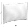 imageUtopia Bedding Bed Pillows for Sleeping European Size 1150 Grams Filled Hotel Quality Cooling Pillows for Side Back or Stomach Sleepers White Set of 8White