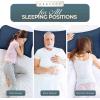 imageUtopia Bedding Bed Pillows for Sleeping European Size 1150 Grams Filled Hotel Quality Cooling Pillows for Side Back or Stomach Sleepers White Set of 8Navy