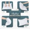 imageUtopia Bedding Bed Pillows for Sleeping European Size 1150 Grams Filled Hotel Quality Cooling Pillows for Side Back or Stomach Sleepers White Set of 8White