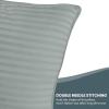imageUtopia Bedding Bed Pillows for Sleeping European Size 1150 Grams Filled Hotel Quality Cooling Pillows for Side Back or Stomach Sleepers White Set of 8Light Grey