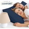 imageUtopia Bedding Bed Pillows for Sleeping European Size 1150 Grams Filled Hotel Quality Cooling Pillows for Side Back or Stomach Sleepers White Set of 8Navy