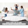 imageUtopia Bedding Bed Pillows for Sleeping European Size 1150 Grams Filled Hotel Quality Cooling Pillows for Side Back or Stomach Sleepers White Set of 8Light Grey