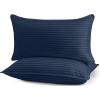 imageUtopia Bedding Bed Pillows for Sleeping European Size 1150 Grams Filled Hotel Quality Cooling Pillows for Side Back or Stomach Sleepers White Set of 8Navy