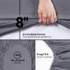 imageUtopia Bedding Cot Fitted Sheet  Bottom Sheet  Deep Pocket  Soft Microfiber  Shrinkage and Fade ResistantEasy Care 1 Fitted Sheet Only GreyGrey