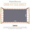 imageUtopia Bedding Cot Fitted Sheet  Bottom Sheet  Deep Pocket  Soft Microfiber  Shrinkage and Fade ResistantEasy Care 1 Fitted Sheet Only GreyGrey