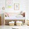 imageUtopia Bedding Cot Fitted Sheet  Bottom Sheet  Deep Pocket  Soft Microfiber  Shrinkage and Fade ResistantEasy Care 1 Fitted Sheet Only GreyWhite