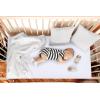 imageUtopia Bedding Cot Fitted Sheet  Bottom Sheet  Deep Pocket  Soft Microfiber  Shrinkage and Fade ResistantEasy Care 1 Fitted Sheet Only GreyWhite