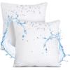 imageUtopia Bedding Outdoor Pillow Inserts 18 x 18 Inches Pack of 2 White Water Resistant Garden Throw Pillows for Patio and Porch Furniture16x16 Inch Pack of 2