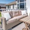 imageUtopia Bedding Outdoor Pillow Inserts 18 x 18 Inches Pack of 2 White Water Resistant Garden Throw Pillows for Patio and Porch Furniture16x16 Inch Pack of 2