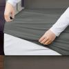 imageUtopia Bedding Premium Waterproof Mattress Protector Queen Size Viscose Made from Bamboo Mattress Cover Breathable Fitted Style with Stretchable Pockets WhiteGrey