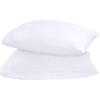 imageUtopia Bedding Queen Pillow Cases  2 Pack  Envelope Closure  Soft Brushed Microfiber Fabric  Shrinkage and Fade Resistant Pillow Covers 20 X 30 Inches Queen GreyWhite