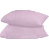 imageUtopia Bedding Queen Pillow Cases  2 Pack  Envelope Closure  Soft Brushed Microfiber Fabric  Shrinkage and Fade Resistant Pillow Covers 20 X 30 Inches Queen GreyLavender