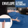 imageUtopia Bedding Queen Pillow Cases  2 Pack  Envelope Closure  Soft Brushed Microfiber Fabric  Shrinkage and Fade Resistant Pillow Covers 20 X 30 Inches Queen GreyDusk Blue