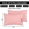 imageUtopia Bedding Queen Pillow Cases  2 Pack  Envelope Closure  Soft Brushed Microfiber Fabric  Shrinkage and Fade Resistant Pillow Covers 20 X 30 Inches Queen GreyPink